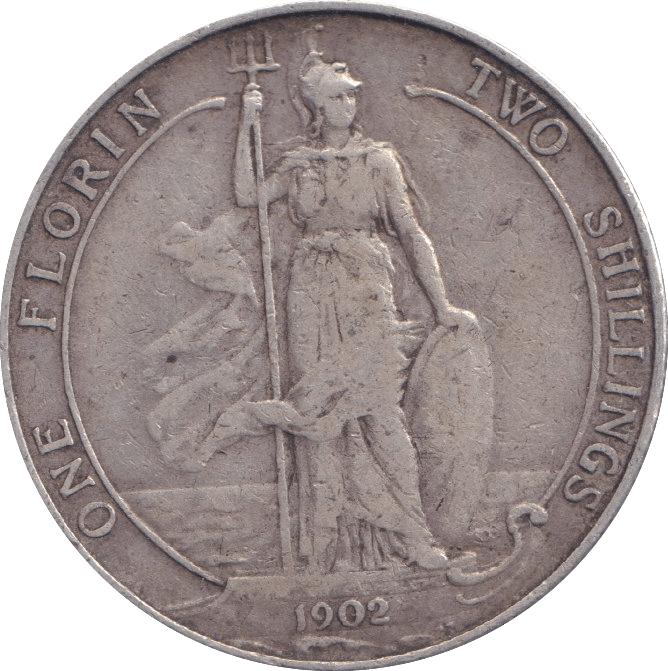 1902 FLORIN ( GF ) - FLORIN - Cambridgeshire Coins