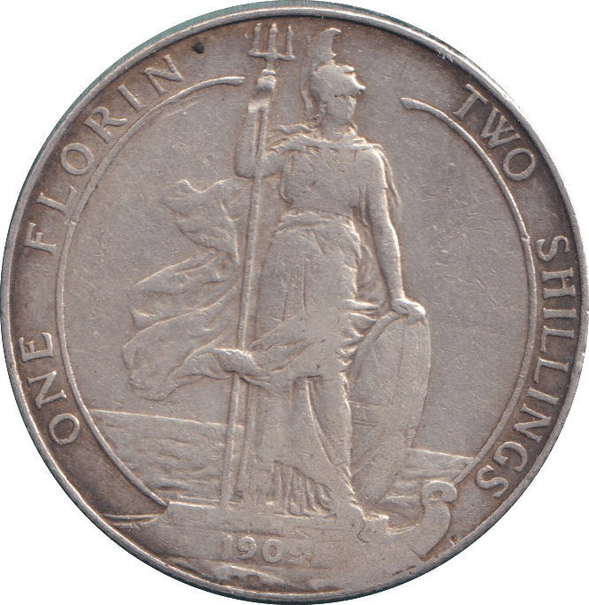 1902 FLORIN ( GF ) - FLORIN - Cambridgeshire Coins