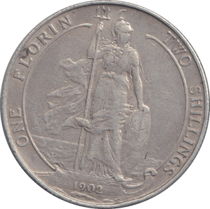 1902 FLORIN ( GF ) - FLORIN - Cambridgeshire Coins