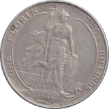 1902 FLORIN ( GF ) - FLORIN - Cambridgeshire Coins