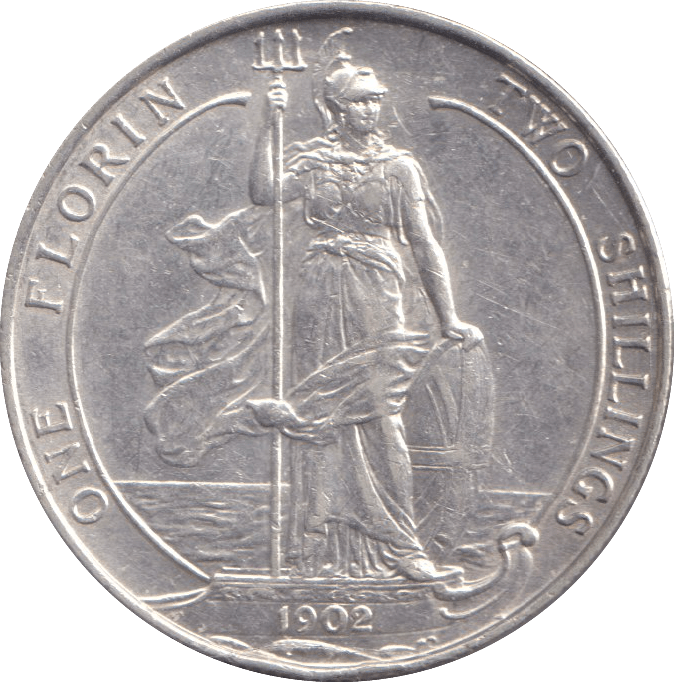 1902 FLORIN ( GVF ) - FLORIN - Cambridgeshire Coins