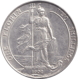 1902 FLORIN ( GVF ) - FLORIN - Cambridgeshire Coins