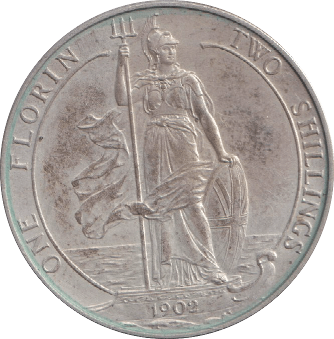 1902 FLORIN ( MATT PROOF ) - FLORIN - Cambridgeshire Coins