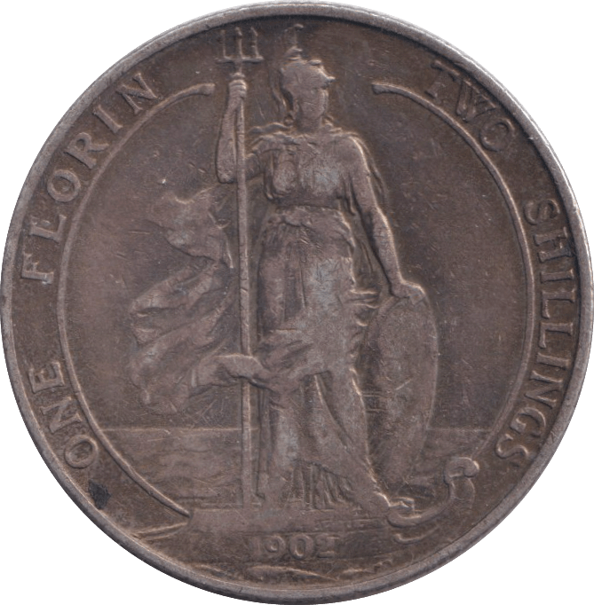 1902 FLORIN ( VF ) - FLORIN - Cambridgeshire Coins