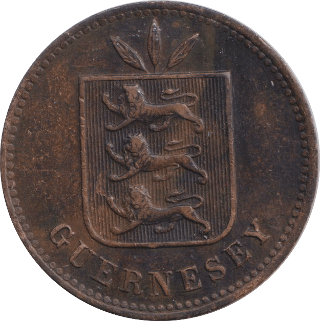 1902 FOUR DOUBLES GUERNSEY - WORLD COINS - Cambridgeshire Coins
