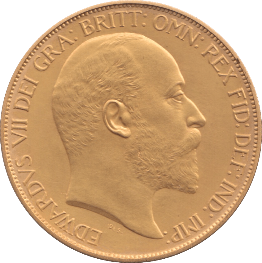 1902 GOLD FIVE POUND ( MATT PROOF ) - GOLD FIVE POUNDS - Cambridgeshire Coins