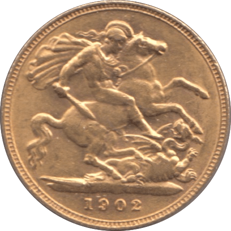 1902 GOLD HALF SOVEREIGN ( EF ) - HALF SOVEREIGN - Cambridgeshire Coins