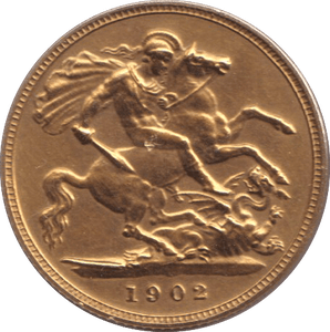 1902 GOLD HALF SOVEREIGN ( MATT PROOF ) - SOVEREIGN - Cambridgeshire Coins