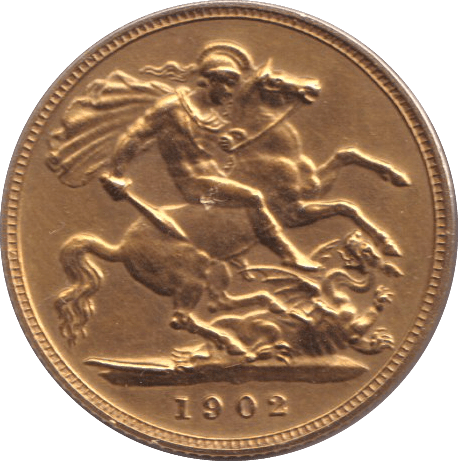 1902 GOLD HALF SOVEREIGN ( MATT PROOF ) - SOVEREIGN - Cambridgeshire Coins