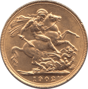 1902 GOLD SOVEREIGN ( AUNC ) - SOVEREIGN - Cambridgeshire Coins