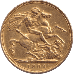 1902 GOLD SOVEREIGN ( GVF ) - SOVEREIGN - Cambridgeshire Coins
