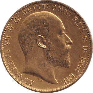 1902 GOLD SOVEREIGN ( MATT PROOF ) - HALF SOVEREIGN - Cambridgeshire Coins