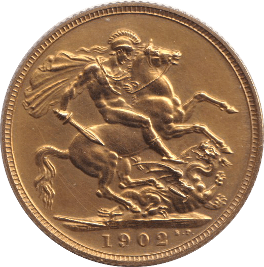1902 GOLD SOVEREIGN ( MATT PROOF ) - HALF SOVEREIGN - Cambridgeshire Coins