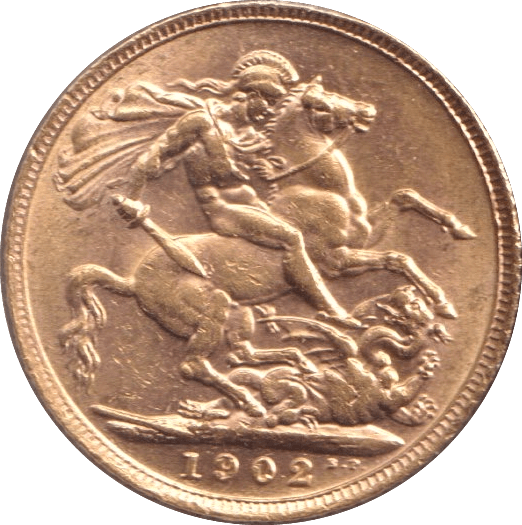 1902 GOLD SOVEREIGN ( UNC ) - SOVEREIGN - Cambridgeshire Coins