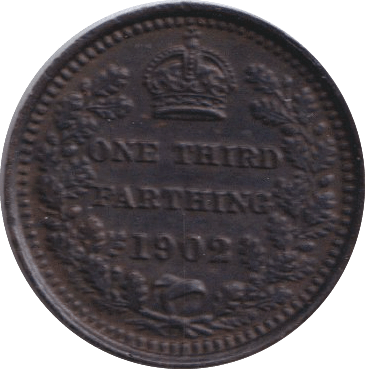 1902 HALF FARTHING ( AUNC ) - HALF FARTHING - Cambridgeshire Coins