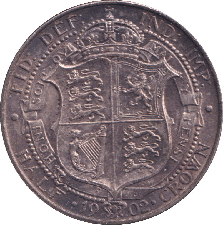 1902 HALFCROWN ( AUNC ) - HALFCROWN - Cambridgeshire Coins