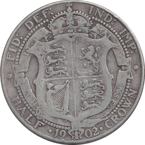 1902 HALFCROWN ( FINE ) - FLORIN - Cambridgeshire Coins