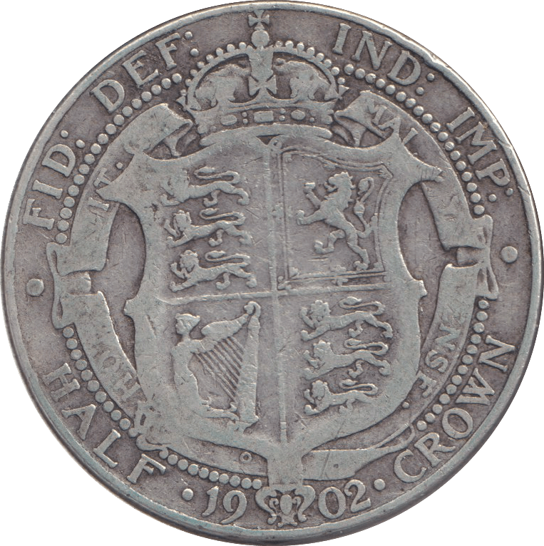 1902 HALFCROWN ( FINE ) - FLORIN - Cambridgeshire Coins