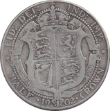 1902 HALFCROWN ( FINE ) - FLORIN - Cambridgeshire Coins