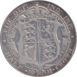 1902 HALFCROWN ( FINE ) - HALFCROWN - Cambridgeshire Coins