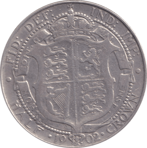1902 HALFCROWN ( FINE ) - HALFCROWN - Cambridgeshire Coins