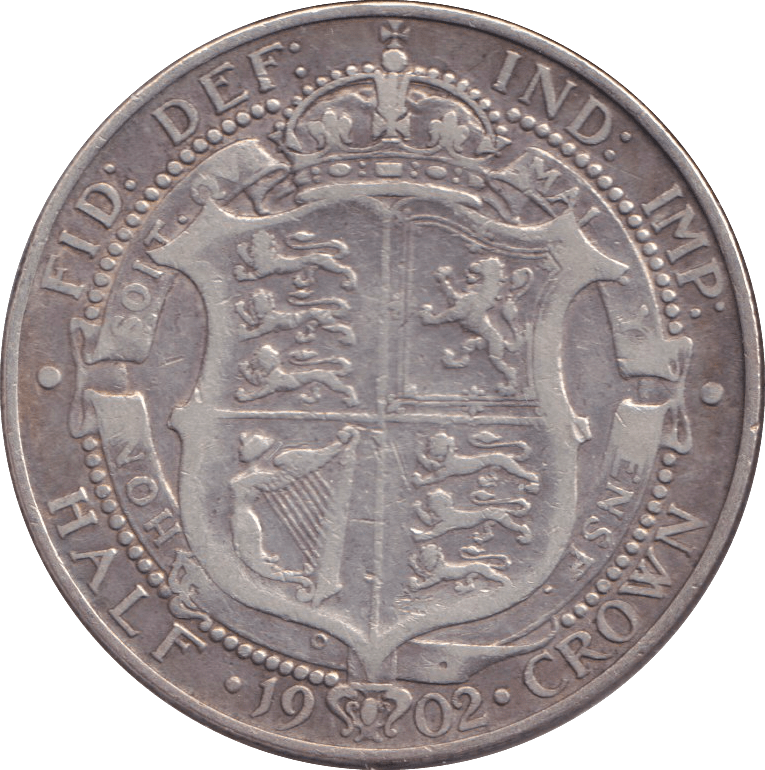 1902 HALFCROWN ( FINE ) - HALFCROWN - Cambridgeshire Coins
