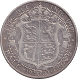 1902 HALFCROWN ( FINE ) - HALFCROWN - Cambridgeshire Coins