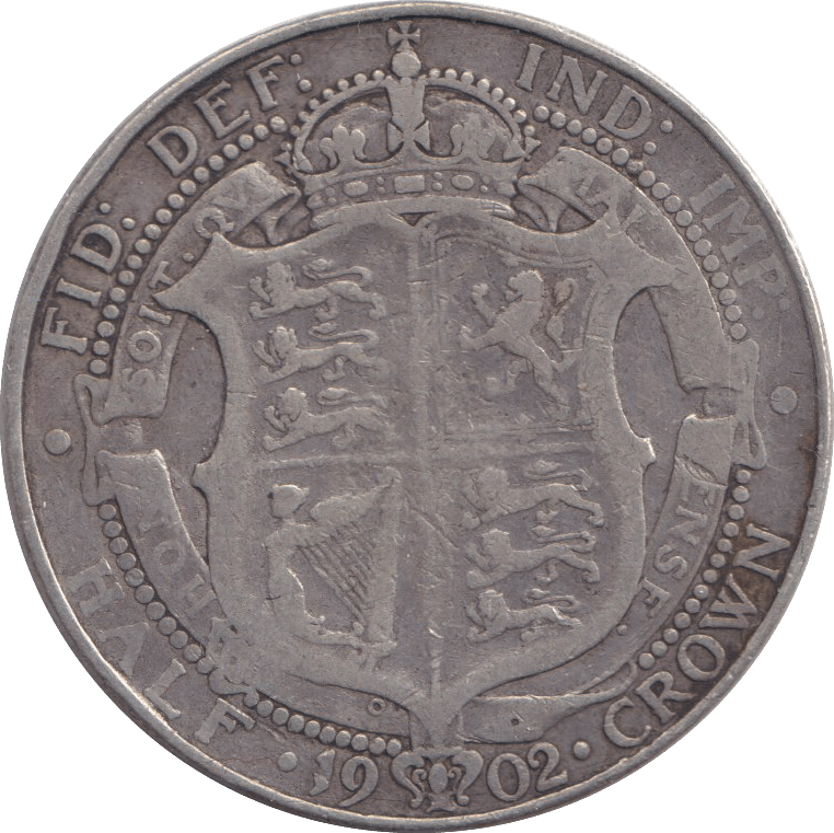 1902 HALFCROWN ( FINE ) - HALFCROWN - Cambridgeshire Coins