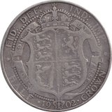 1902 HALFCROWN ( FINE ) - HALFCROWN - Cambridgeshire Coins