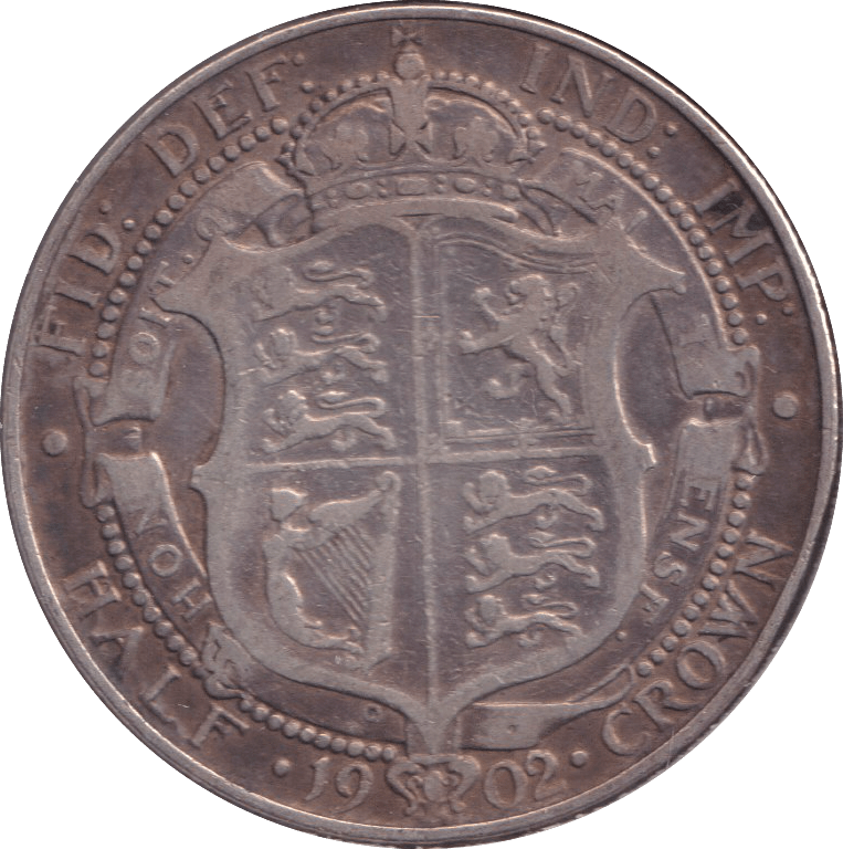1902 HALFCROWN ( FINE ) - HALFCROWN - Cambridgeshire Coins