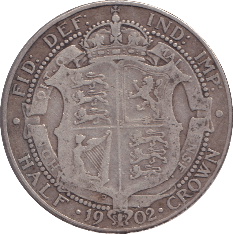 1902 HALFCROWN ( FINE ) - HALFCROWN - Cambridgeshire Coins