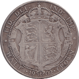 1902 HALFCROWN ( FINE ) - HALFCROWN - Cambridgeshire Coins