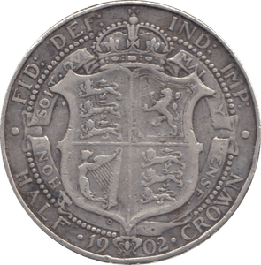 1902 HALFCROWN ( FINE ) - HALFCROWN - Cambridgeshire Coins