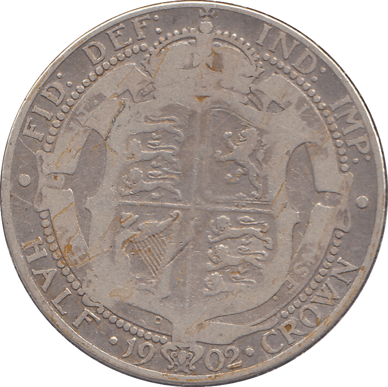 1902 HALFCROWN ( FINE ) - HALFCROWN - Cambridgeshire Coins