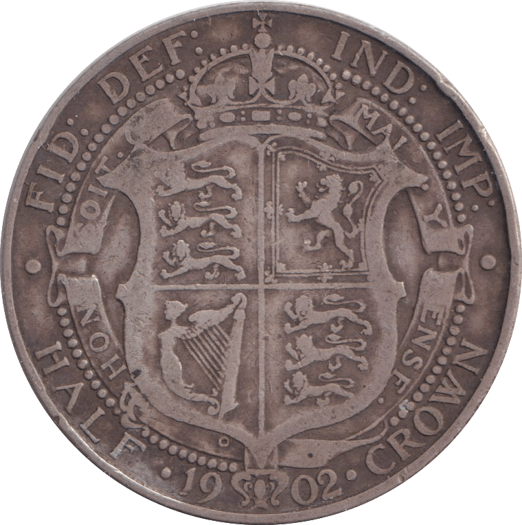 1902 HALFCROWN ( FINE ) - HALFCROWN - Cambridgeshire Coins