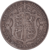 1902 HALFCROWN ( FINE ) - HALFCROWN - Cambridgeshire Coins