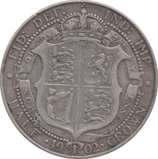 1902 HALFCROWN ( FINE ) - WORLD COINS - Cambridgeshire Coins