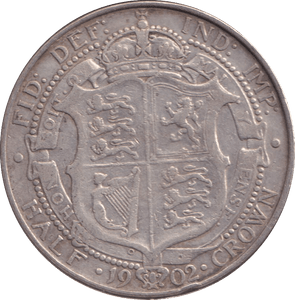 1902 HALFCROWN ( GF ) - HALFCROWN - Cambridgeshire Coins