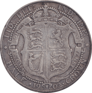 1902 HALFCROWN ( GF ) - HALFCROWN - Cambridgeshire Coins