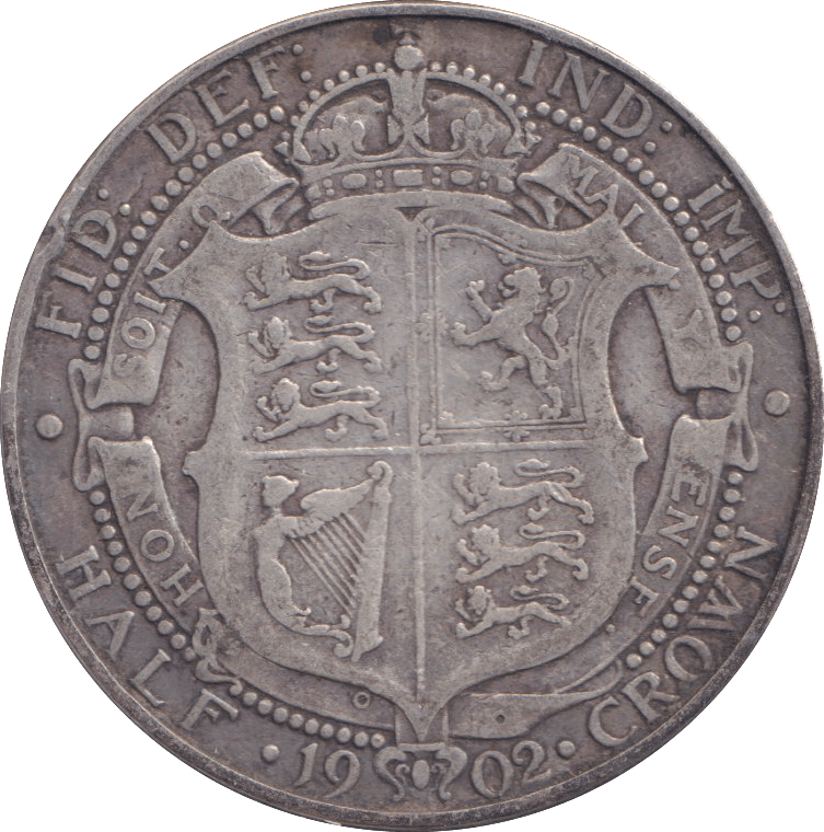 1902 HALFCROWN ( GF ) - HALFCROWN - Cambridgeshire Coins