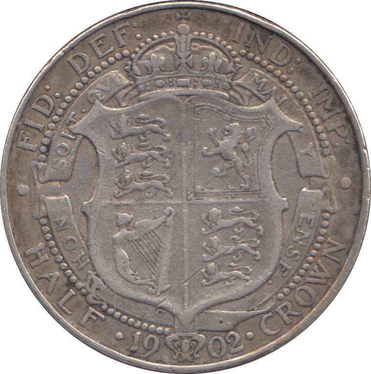 1902 HALFCROWN ( GF ) - Halfcrown - Cambridgeshire Coins