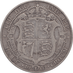 1902 HALFCROWN ( GF ) - Halfcrown - Cambridgeshire Coins