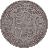 1902 HALFCROWN ( GF ) - Halfcrown - Cambridgeshire Coins
