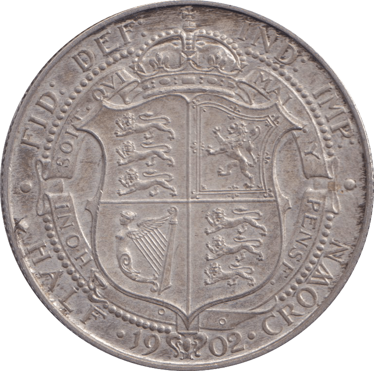 1902 HALFCROWN ( MATT PROOF ) - HALFCROWN - Cambridgeshire Coins