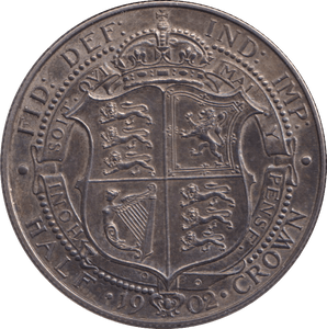 1902 HALFCROWN ( PROOF ) - HALFCROWN - Cambridgeshire Coins