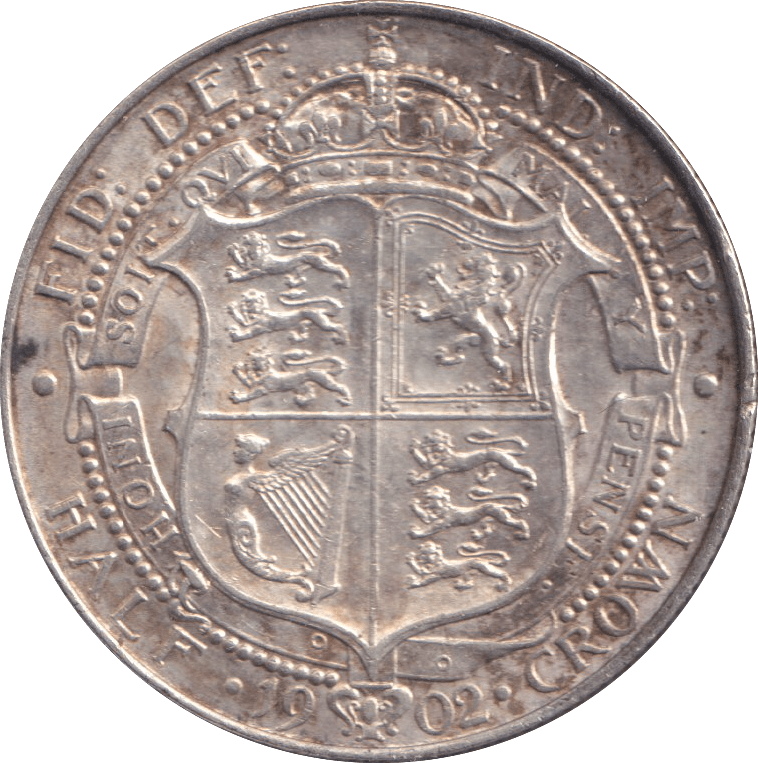 1902 HALFCROWN ( UNC ) - HALFCROWN - Cambridgeshire Coins