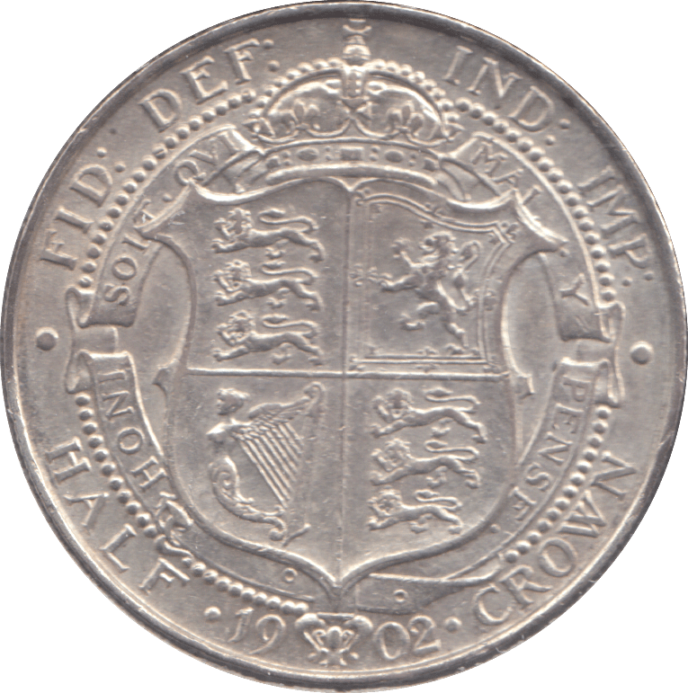 1902 HALFCROWN ( VF ) - HALFCROWN - Cambridgeshire Coins