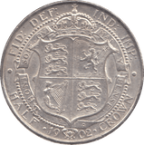 1902 HALFCROWN ( VF ) - HALFCROWN - Cambridgeshire Coins