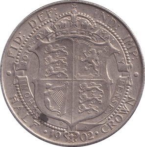 1902 HALFCROWN ( VF ) - HALFCROWN - Cambridgeshire Coins