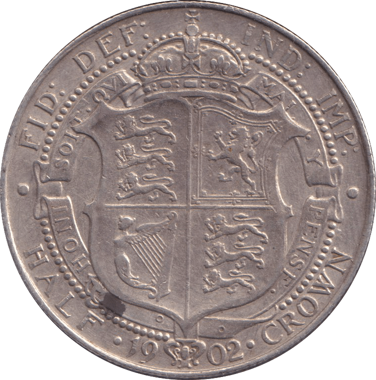 1902 HALFCROWN ( VF ) - HALFCROWN - Cambridgeshire Coins